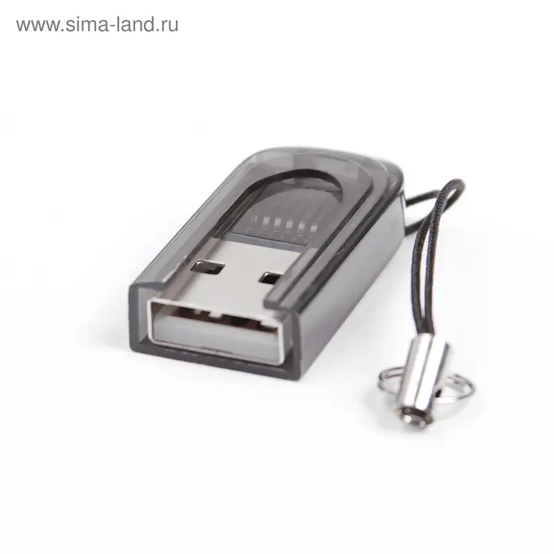 Картридер Smartbuy SBR-710-K, MicroSD, черный