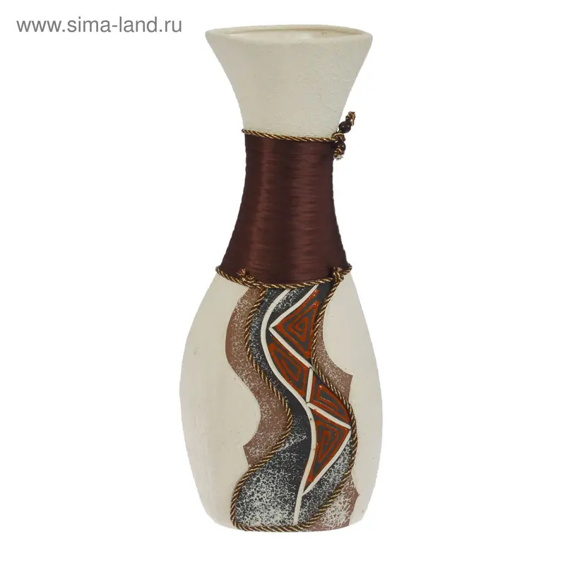 Ваза "Лейла" коричневая