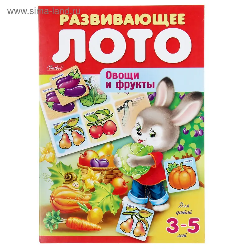 Лото "Овощи и фрукты"