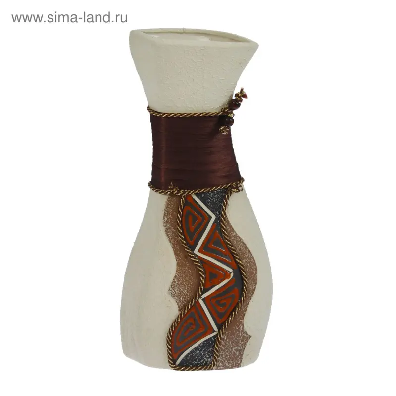 Ваза "Лейла" малая, коричневая