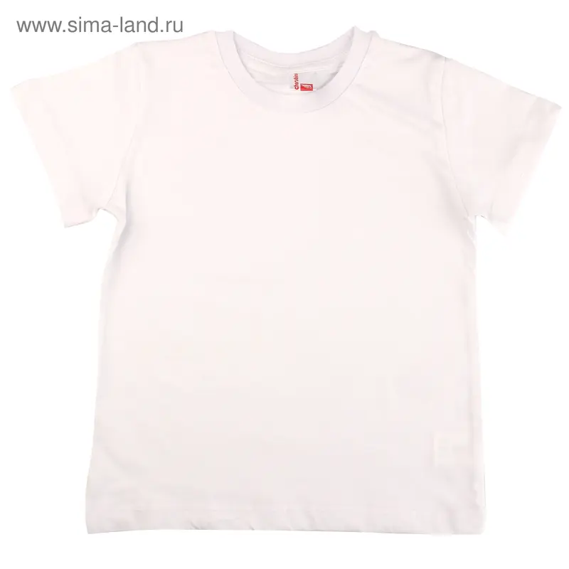 Футболка для мальчика, рост 110 см (60), цвет белый (арт. CAK 6604)