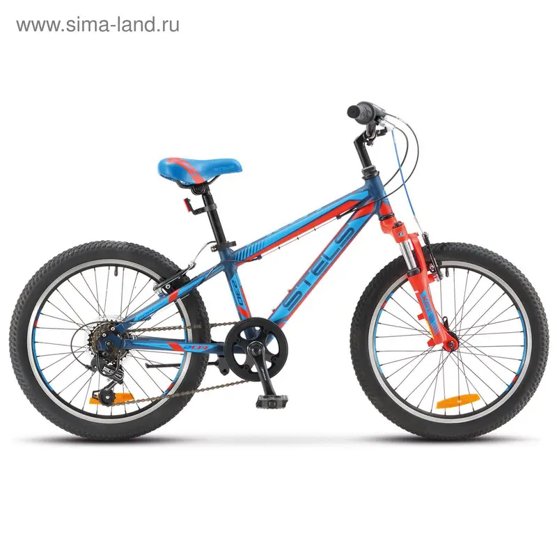 Велосипед 20" Stels Pilot-230, цвет тёмно-синий/синий/красный, размер 11"