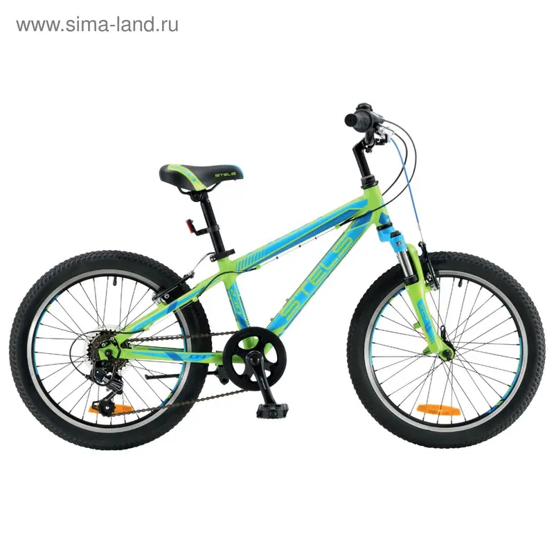 Велосипед 20" Stels Pilot-230, цвет зелёный/синий/тёмно-синий, размер 11"