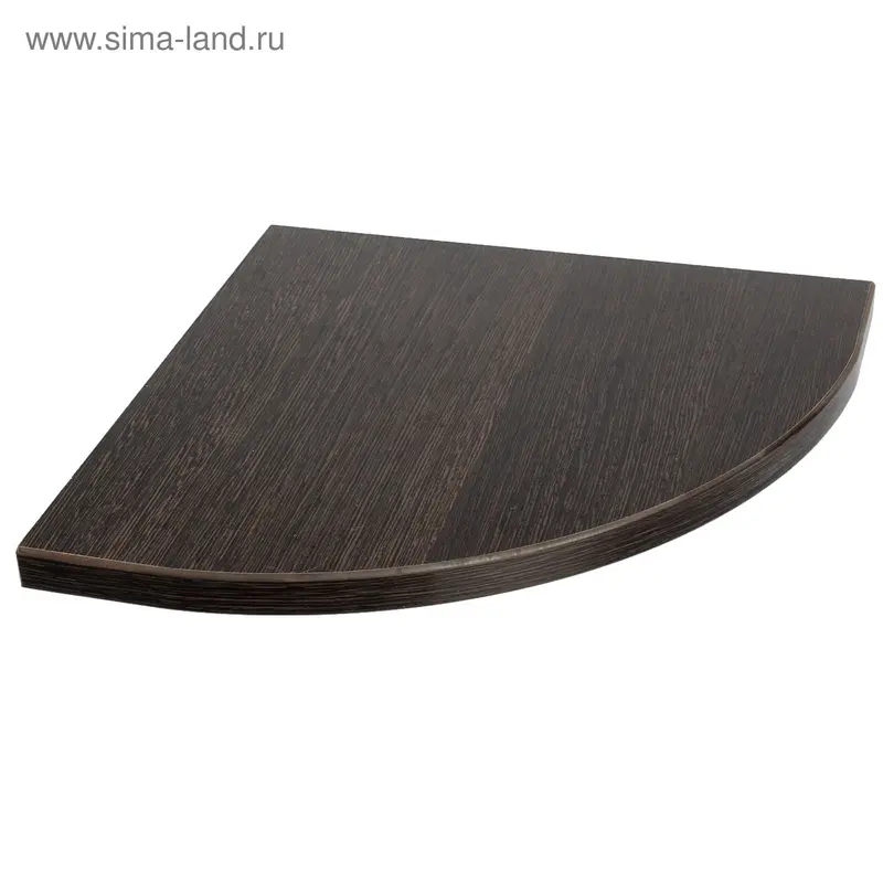 Полка угловая, 250×250×16 мм, цвет венге