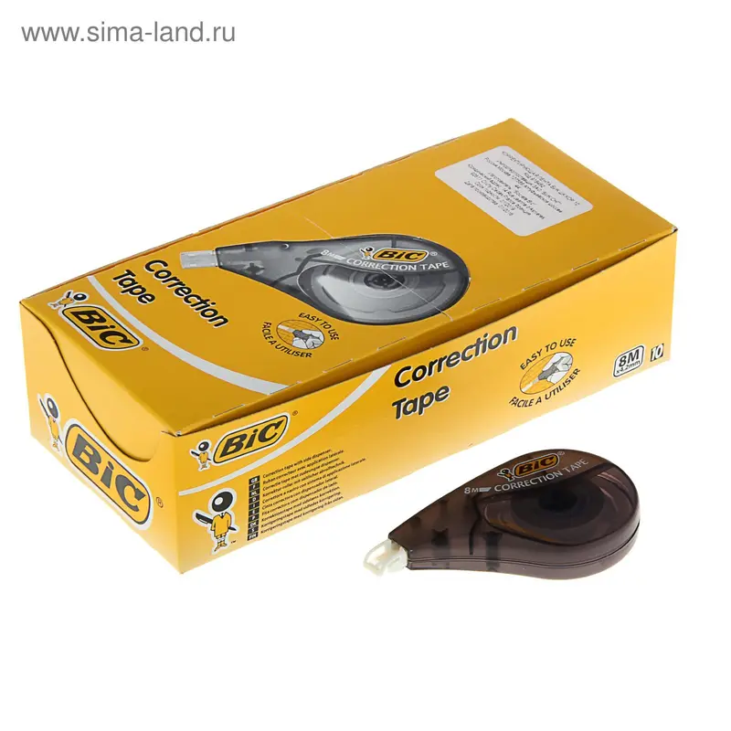 Корректирующая лента BIC Correction Tape 4.2мм*8м