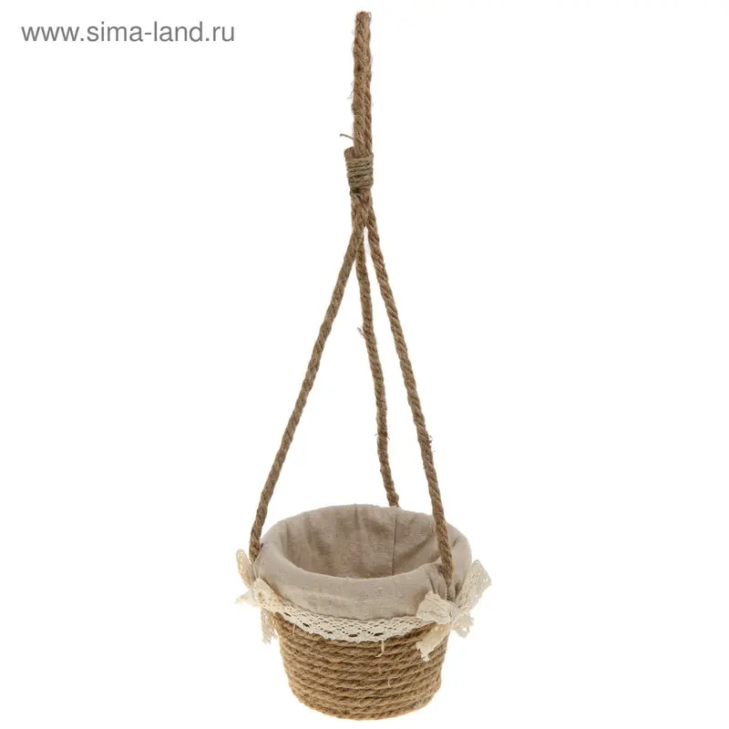 Кашпо подвесное 18*18*12 см