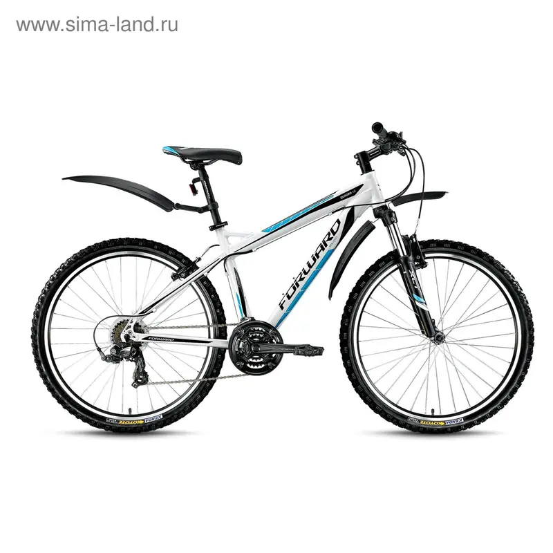 Велосипед 26" Forward Quadro 1.0, 2016, цвет белый, размер 21"