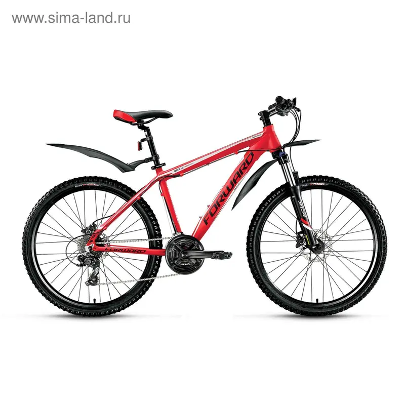Велосипед 26" Forward Next 3.0 disc, 2016, цвет красный матовый, размер 19"