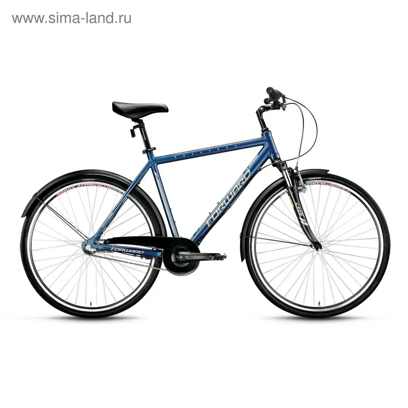 Велосипед 28" Forward Rockford 2.0, 2016, цвет синий, размер рамы 540 мм