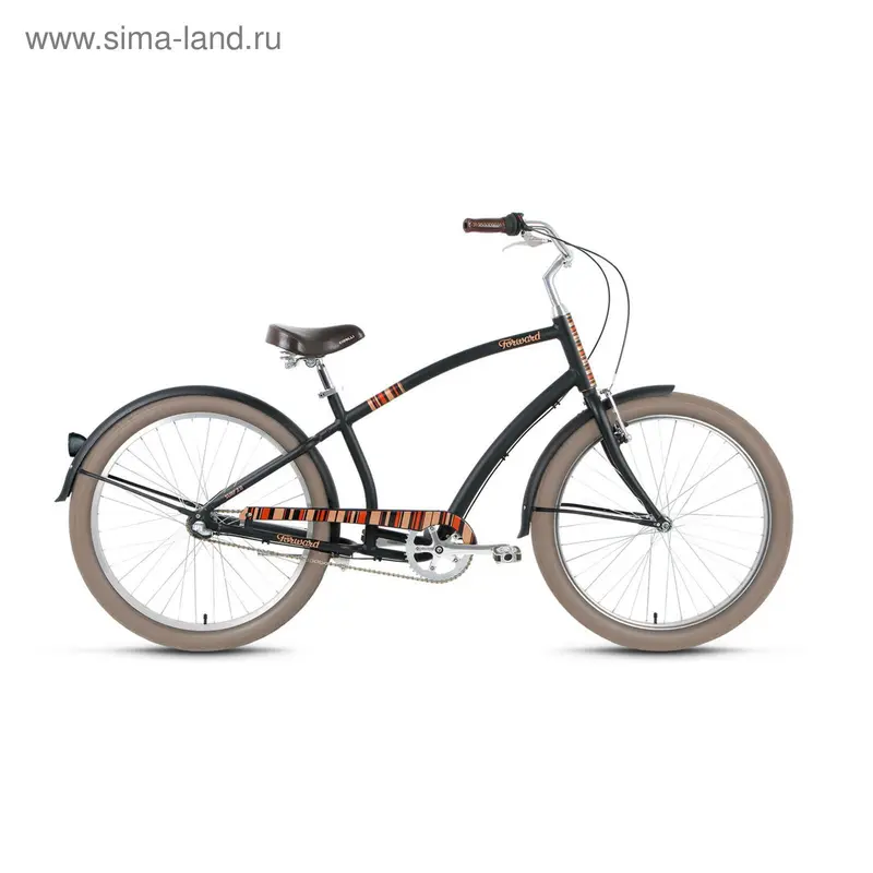Велосипед 26" Forward Surf 2.0, 2016, цвет чёрный мат, размер 17"