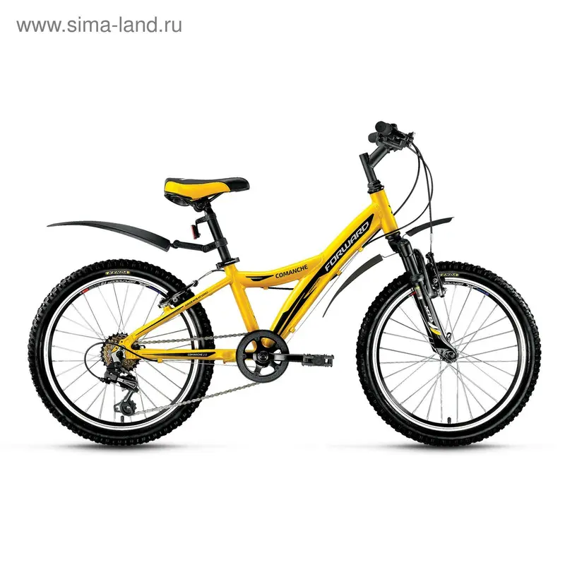 Велосипед 20" Forward Comanche 2.0, 2016, цвет жёлтый, размер 10,5"