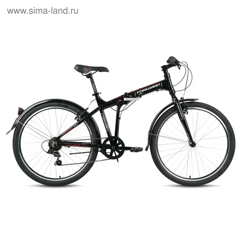 Велосипед 26" Forward Tracer 1.0, 2016, цвет чёрный, размер 17"