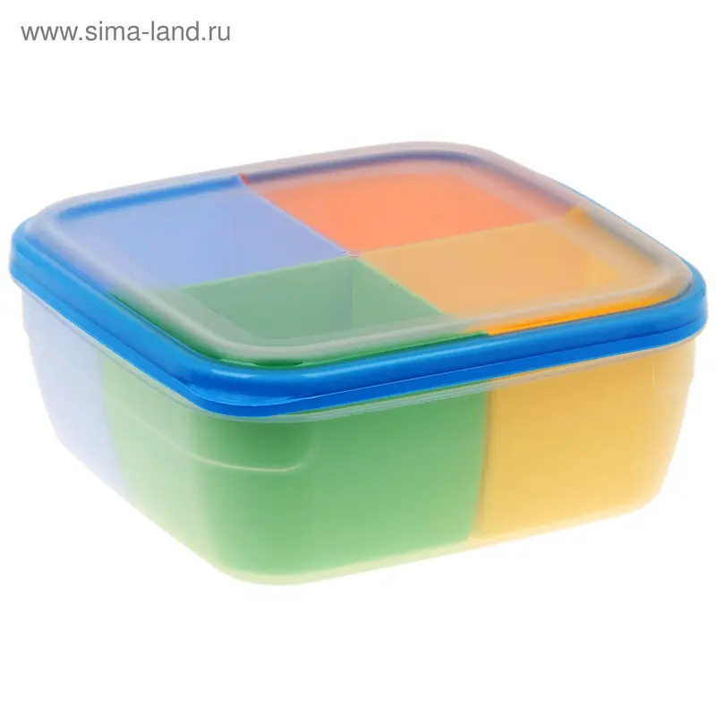 Контейнер для продуктов 2,2 л «Менажница», цвет МИКС