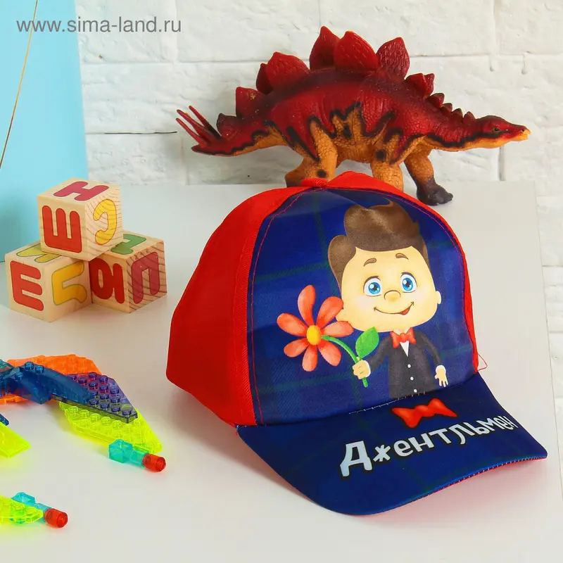 Кепка детская "Джентльмен", р-р 52-54, 3-7 лет, цвета МИКС