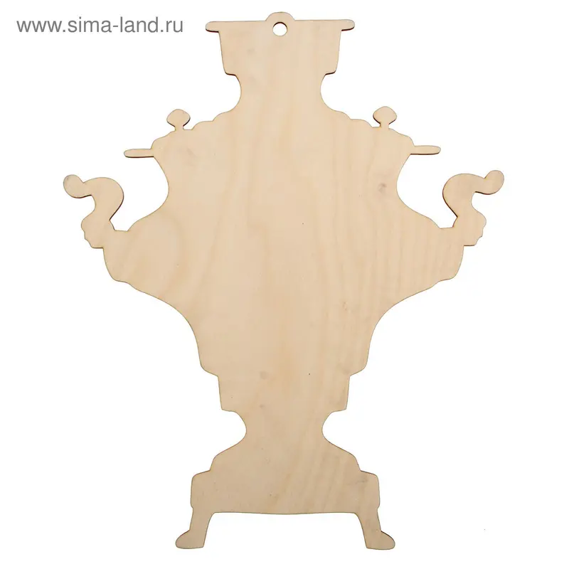 Декоративная разделочная доска "Самовар" 37,5x24 см (80600)
