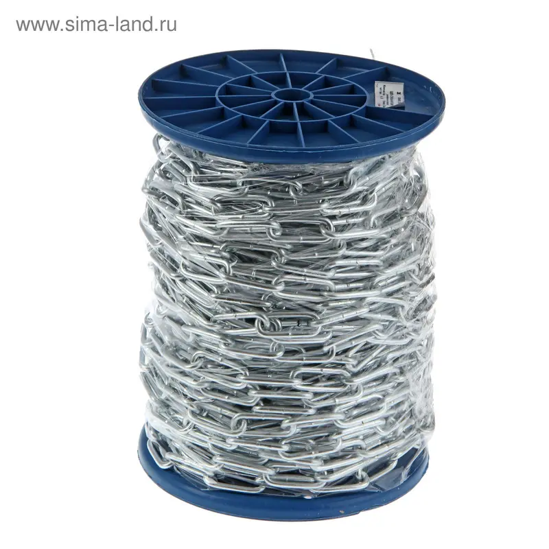 Цепь длиннозвенная DIN 763, d=5 мм, в катушке 32 м