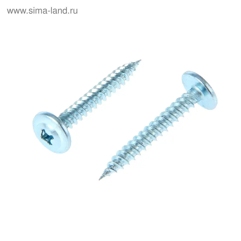 Саморез с прессшайбой OMAX, 4.2х32 мм, острый, 1 кг