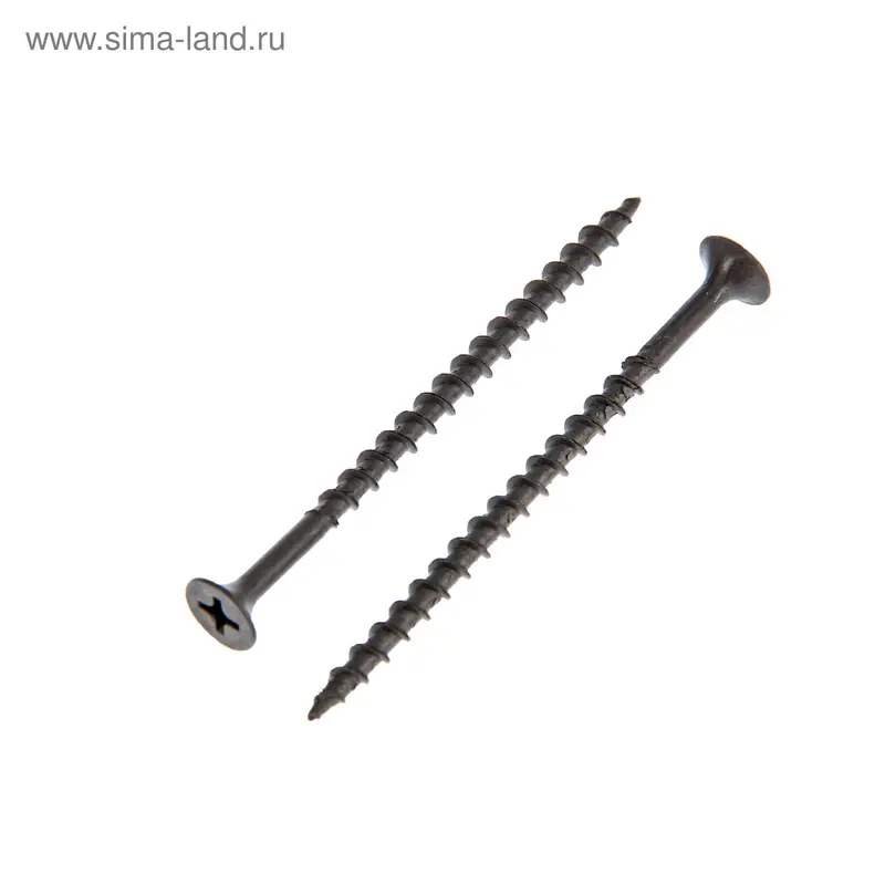 Саморезы по дереву OMAX, 3.8х64 мм, оксид, крупный шаг, 2500 шт