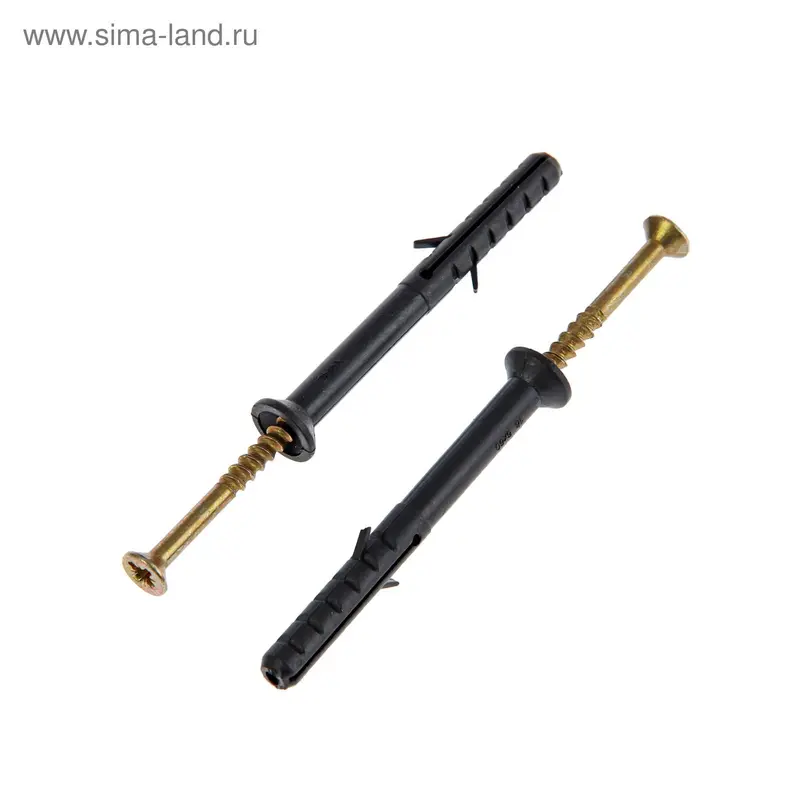 Дюбель с шурупом OMAX, 6х60 мм, потайной борт, в упаковке 1000 шт
