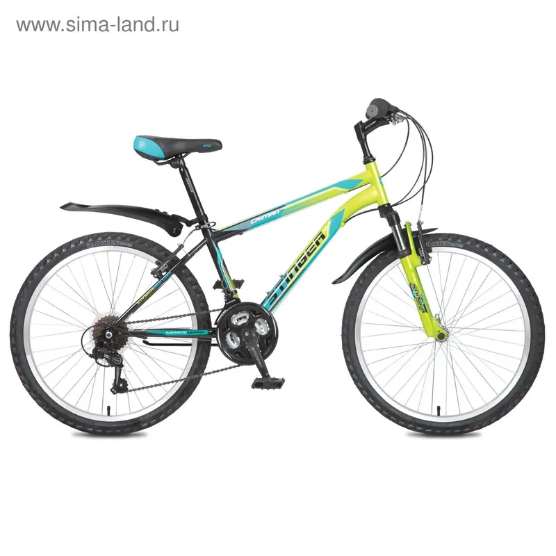 Велосипед 24" Stinger Caiman, 2016, цвет оранжевый, размер 14"