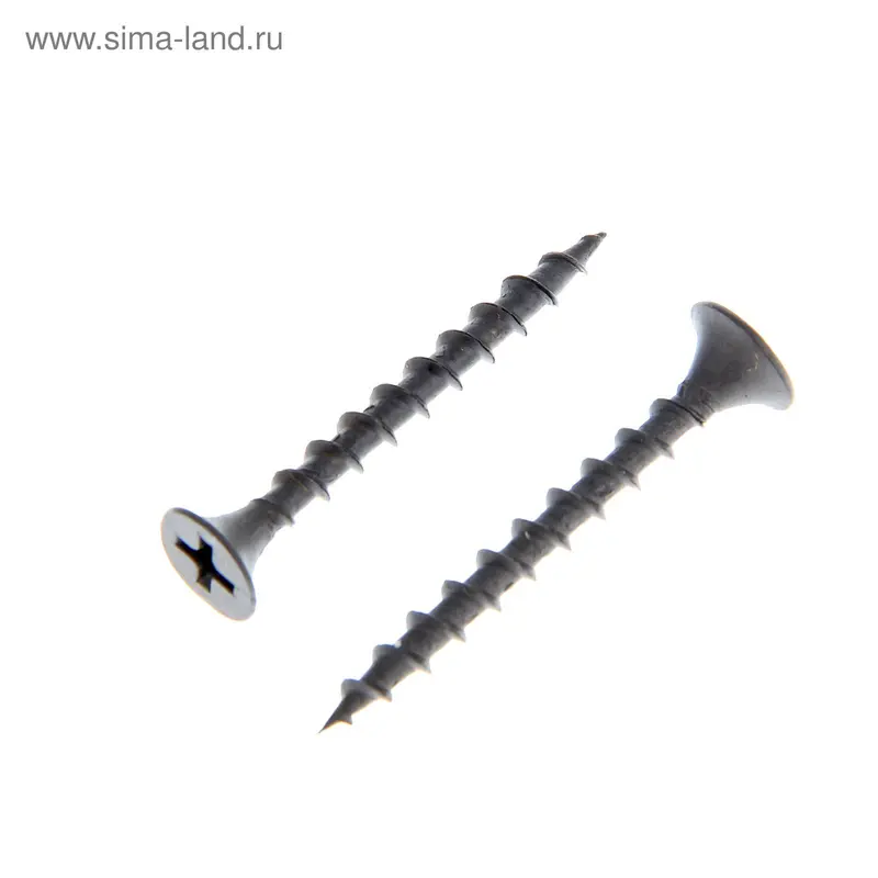 Саморезы по дереву OMAX, 3.5х35 мм, оксид, крупный шаг, 7000 шт