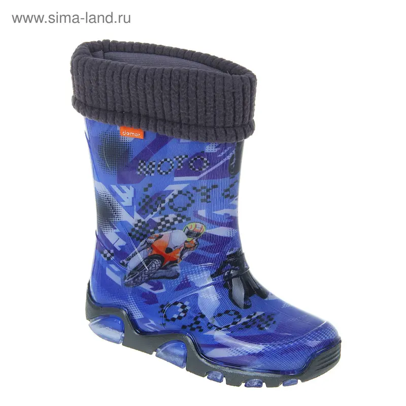 Сапоги резиновые Demar motor, размер 28/29 (арт. 0432 EF)