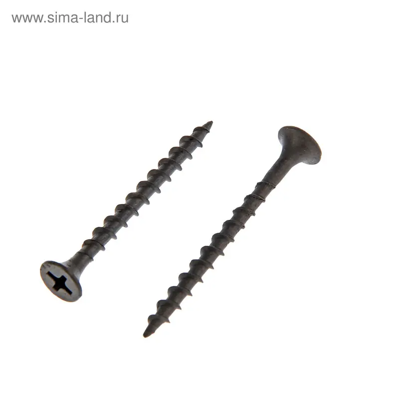 Саморезы по дереву OMAX, 3.5х41 мм, оксид, крупный шаг, 5500 шт