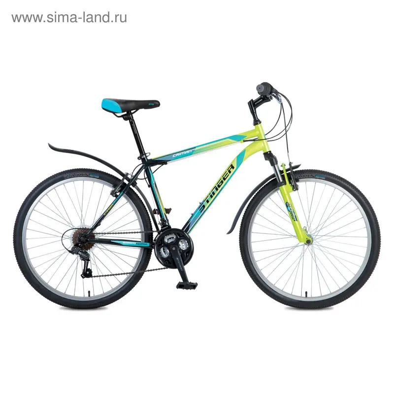 Велосипед 26" Stinger Caiman, 2016, цвет зелёный, размер 18"