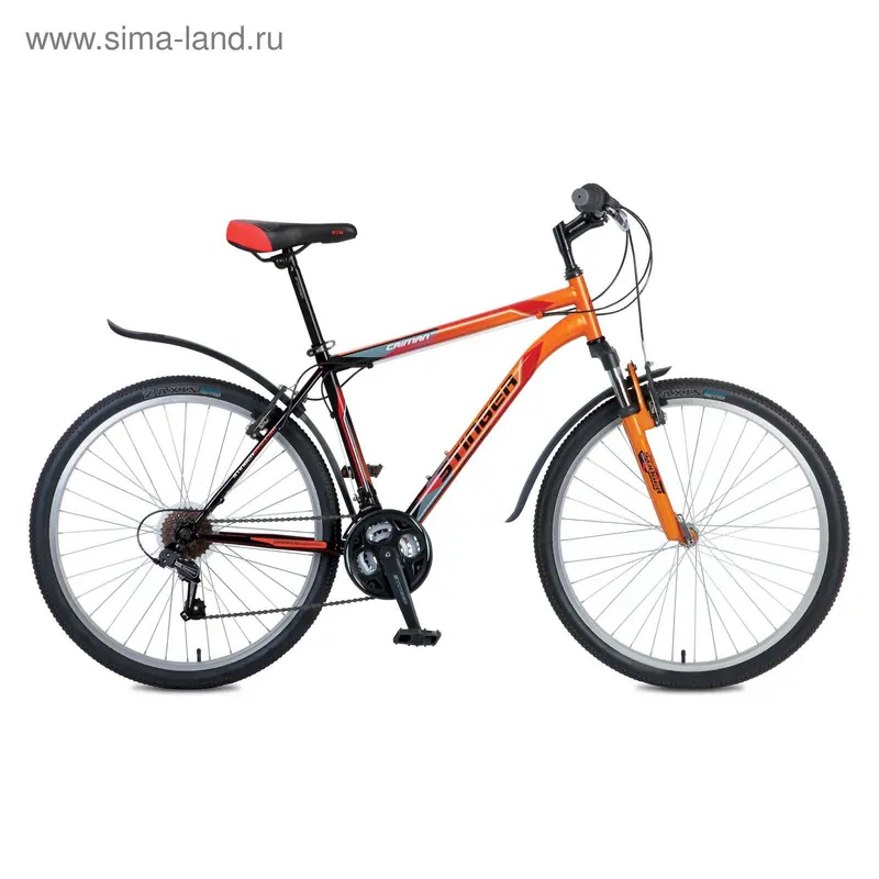 Велосипед 26" Stinger Caiman, 2016, цвет оранжевый, размер 18"
