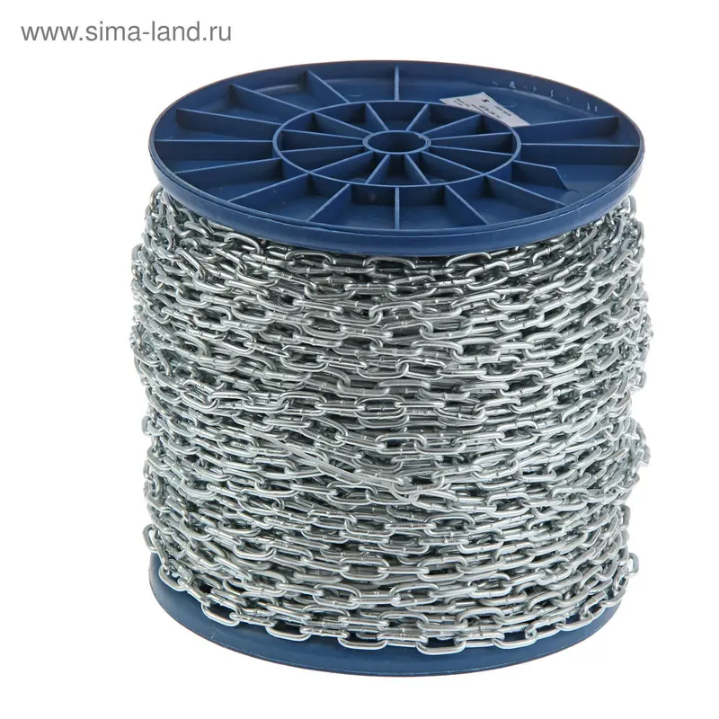 Цепь короткозвенная DIN 766, d=3 мм, в катушке 100 м