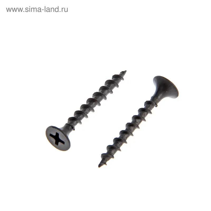 Саморезы по дереву OMAX, 3.5х32 мм, оксид, крупный шаг, 8000 шт