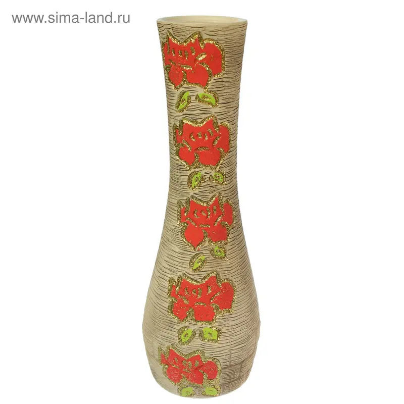Ваза "София" большая, роза