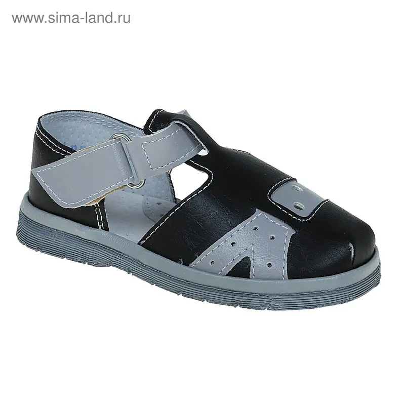 Туфли малодетские ИК арт.2521, серо-черный, размер 23