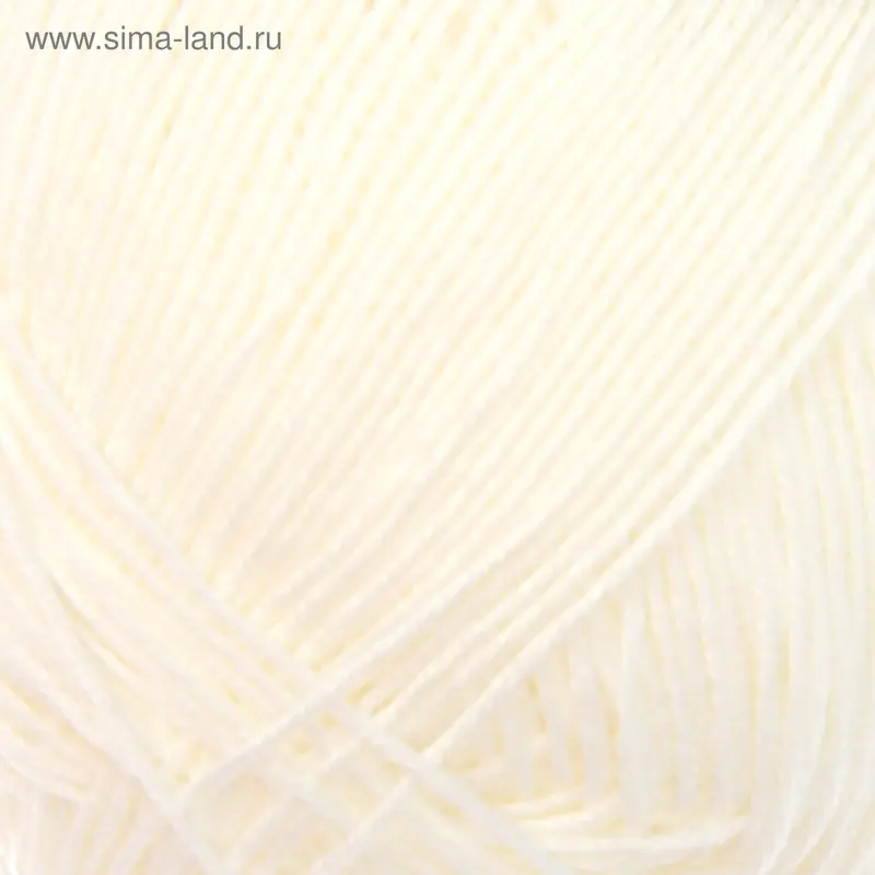 Пряжа "Кружевная" 100% акрил 280м/50гр (01-Белый)