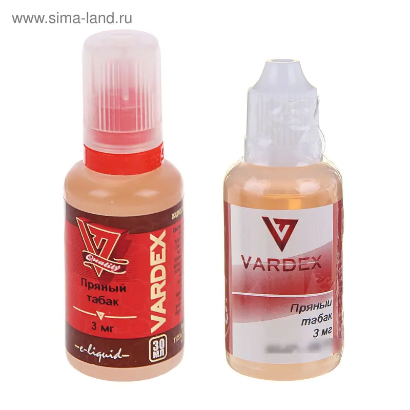 Жидкость для многоразовых ЭИ Vardex, пряный табак, 3 мг, 30 мл