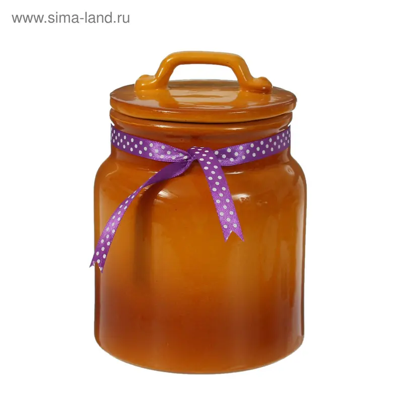Банка "Ретро" радуга 1 л, МИКС
