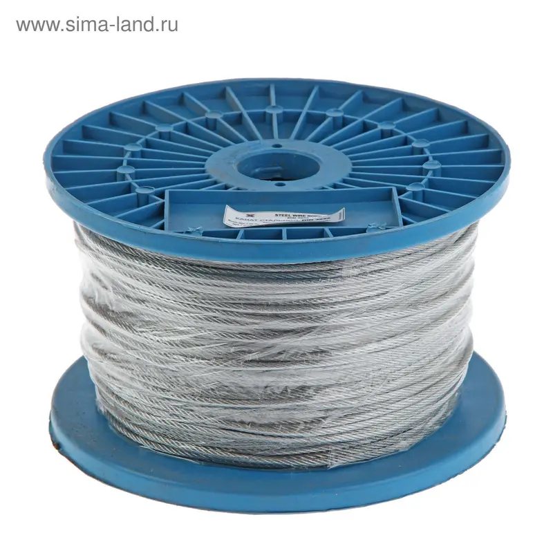 Трос для растяжки DIN 3055, d=3 мм, в катушке 200 м