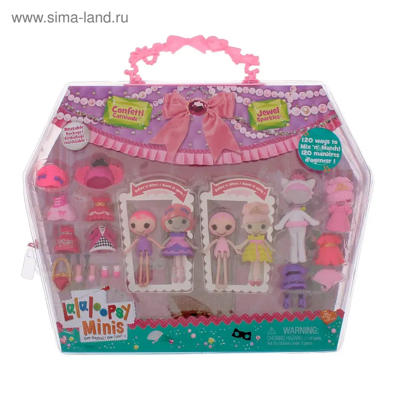Игровой набор Lalaloopsy: 2 мини-куклы и аксессуары, МИКС