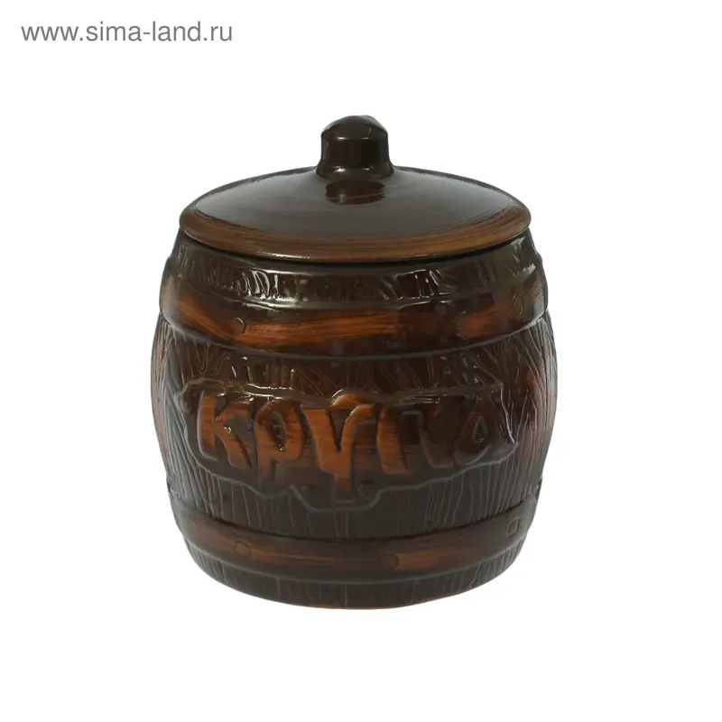 Бочонок "Крупа" старина 1,2 л