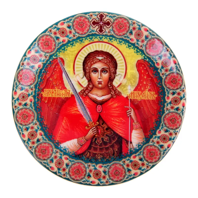 Декоративная тарелочка "Архангел Михаил"