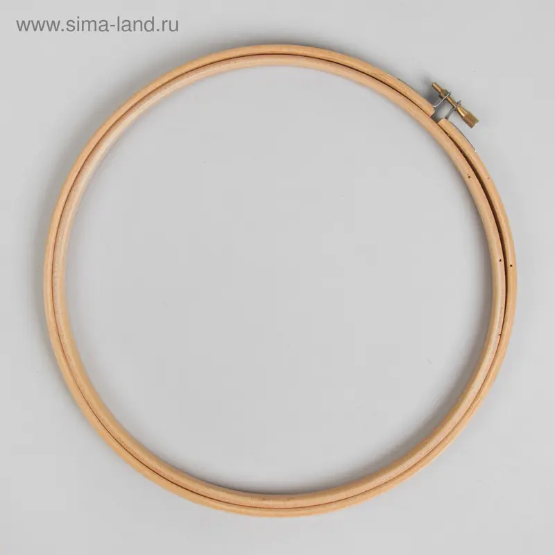 Пяльцы для вышивания, d = 23 см, цвет светлое дерево