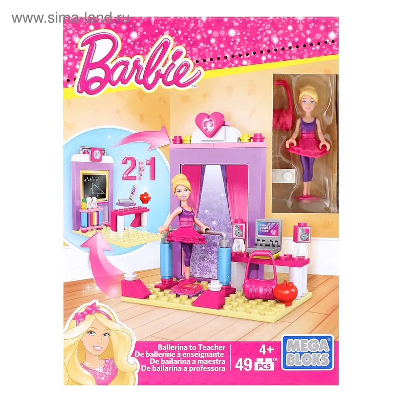 Набор игровой из серии "Кем быть?" "Mega Bloks Barbie" CNF94