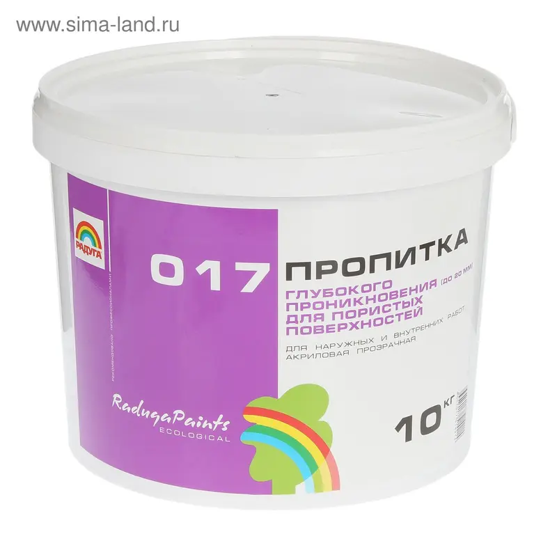Пропитка глубокого проникновения "Радуга 017" 10 кг
