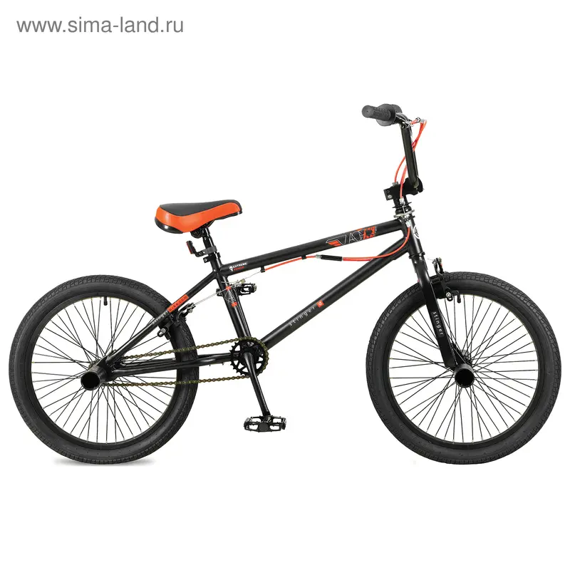 Велосипед 20" Stinger BMX Ace, 2017, цвет черный, размер 10"