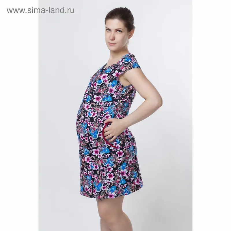 Платье для беременных БП-02 МИКС, р-р 48