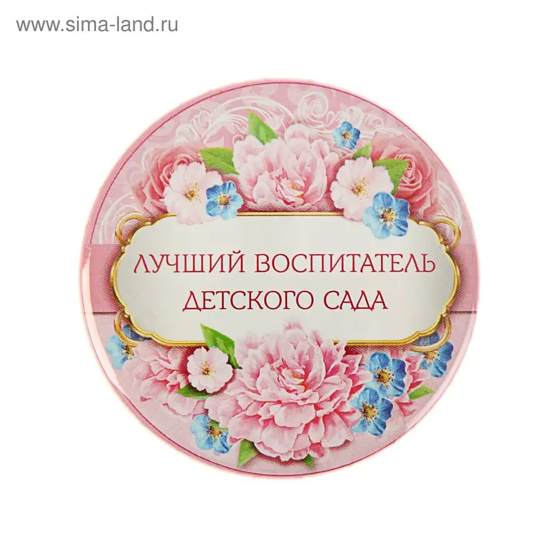 Значок «Лучший воспитатель детского сада», закатной, d=5,6 см
