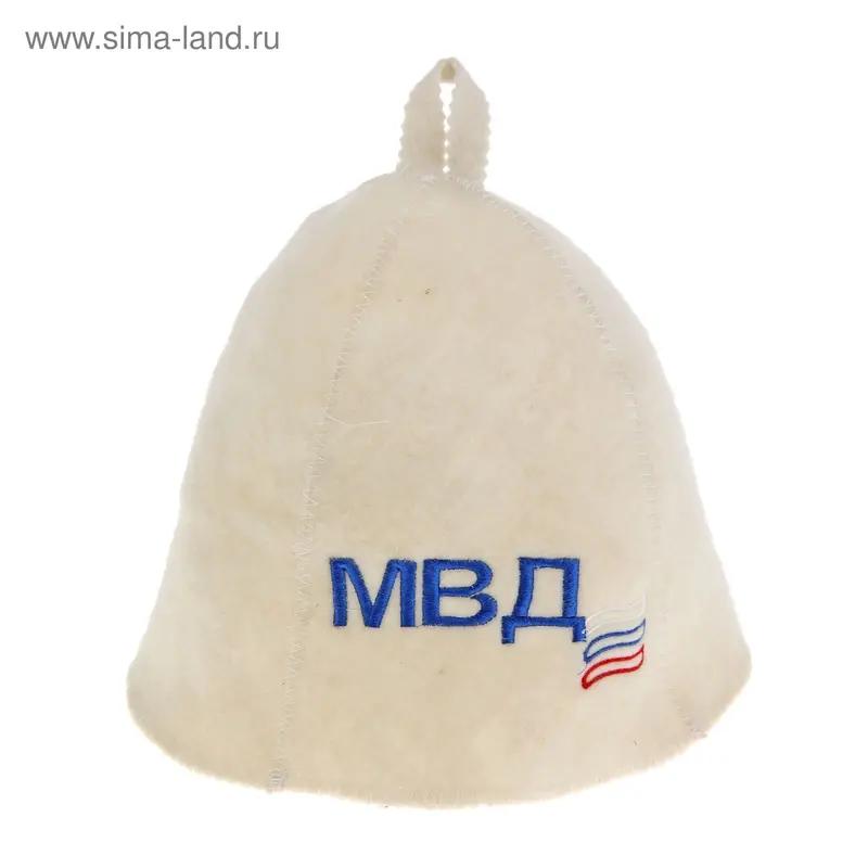 Шапка банная " МВД"