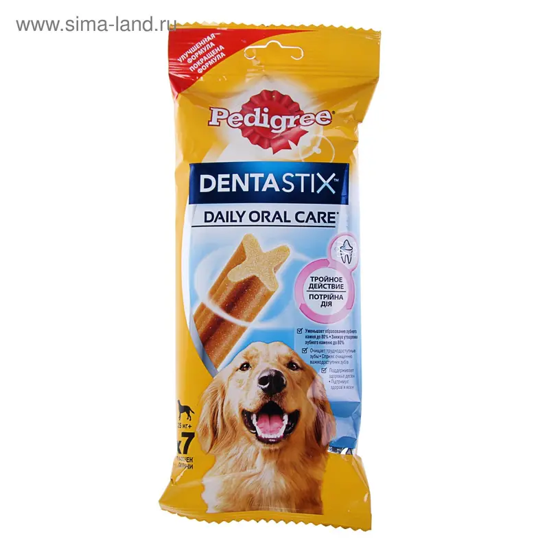 Лакомство Pedigree Denta Stix для собак, 270 г