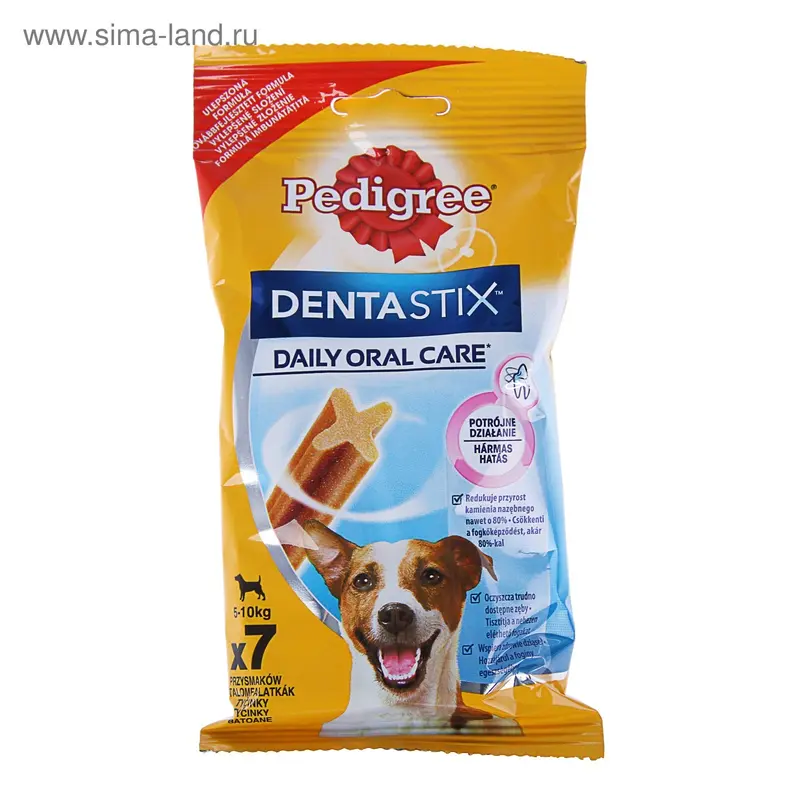 Лакомство Pedigree Denta Stix для собак, 110 г