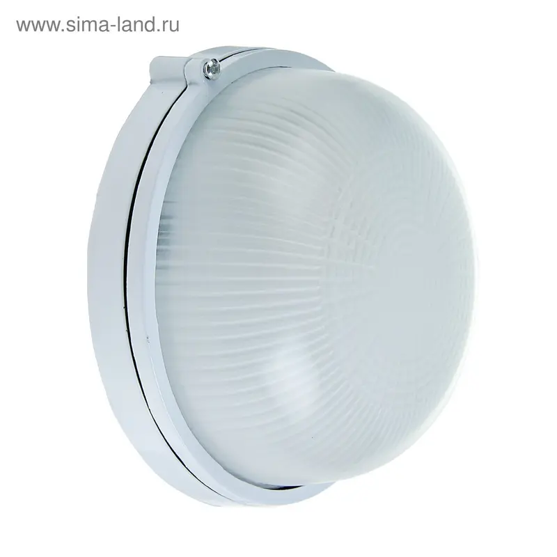 Светильник TDM НПБ1301, Е27, 60 Вт, IP54, круглый, белый